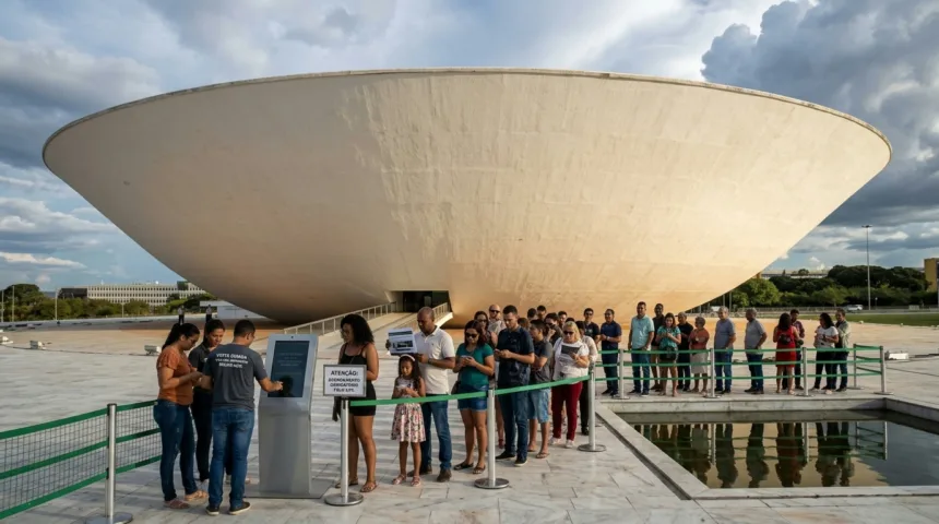 Congresso Nacional moderniza sistema de agendamento para visitas guiadas Congresso Nacional moderniza sistema de agendamento para visitas guiadas