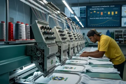 Economia brasileira registra retração de 0,4% em julho segundo dados da FGV