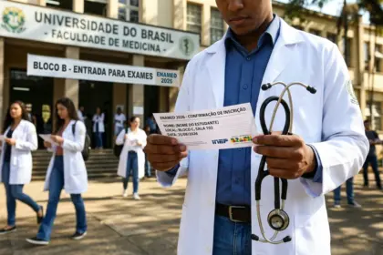 Enamed 2026 ocorre neste domingo para avaliar formação médica no Brasil