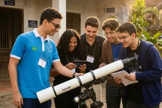 Estudantes brasileiros viajam ao Vietnã para a Olimpíada Internacional de Astronomia