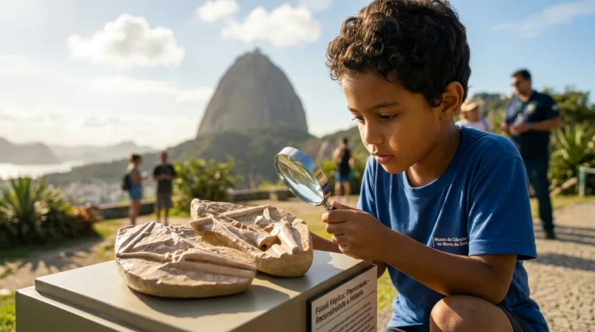 Exposição de dinossauros do Museu de Ciências da Terra ocupa o Morro da Urca em outubro