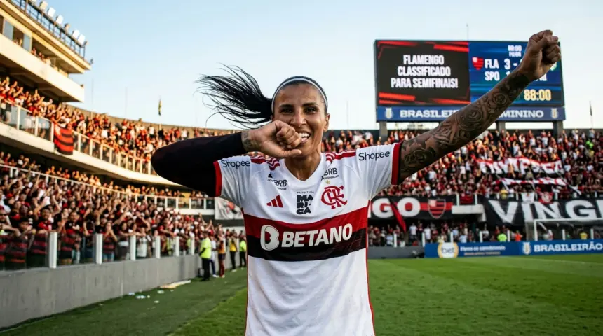 Flamengo e São Paulo avançam para as semifinais do Brasileirão Feminino Flamengo e São Paulo avançam para as semifinais do Brasileirão Feminino