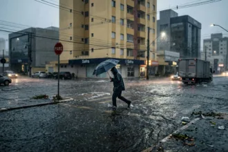 Frente fria coloca 116 cidades de Goiás em alerta para tempestades e ventos fortes