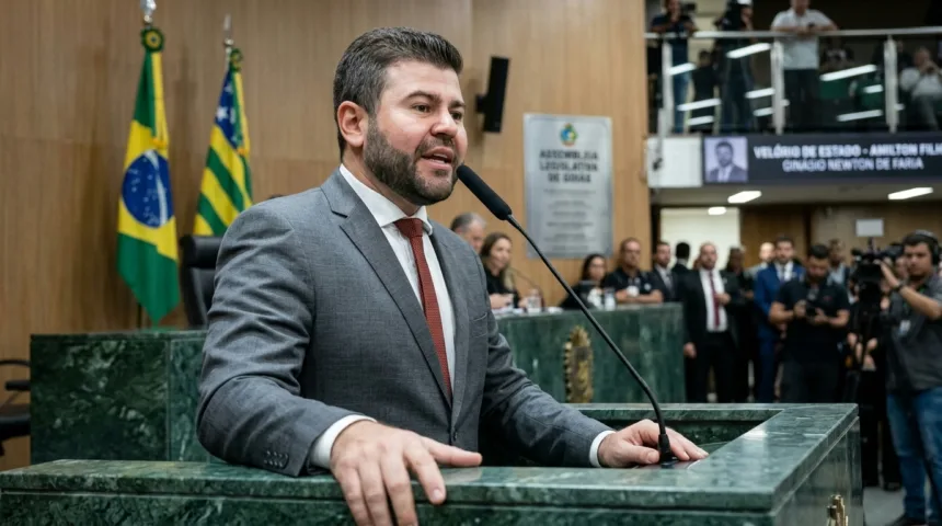 Ginásio Newton de Faria recebe velório do deputado Amilton Filho em Anápolis