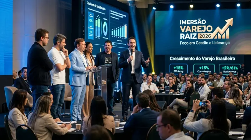 Goiânia sedia Imersão Varejo Raiz 2026 com foco em gestão e liderança Goiânia sedia Imersão Varejo Raiz 2026 com foco em gestão e liderança