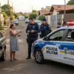 Homem é agredido por populares após ser flagrado agredindo mulher em Anápolis