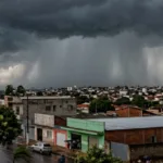 INMET alerta para chuvas intensas e ventos fortes para esta quarta em Goianésia