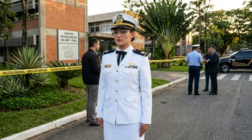 Investigação apura morte de tenente da Marinha encontrada na USP Investigação apura morte de tenente da Marinha encontrada na USP