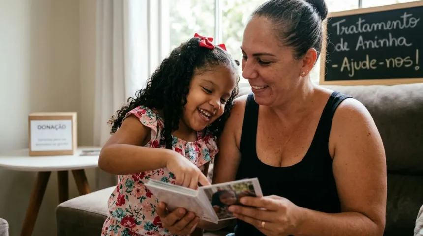 Mãe goiana mobiliza rede de apoio para custear tratamento especializado de filha