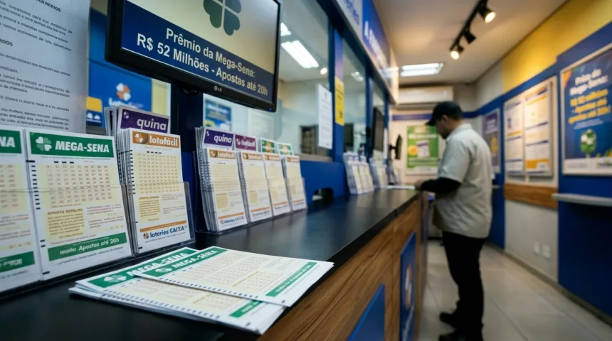 Mega-sena paga R$ 52 milhões nesta terça e aceita apostas até as 20h Mega-sena paga R$ 52 milhões nesta terça e aceita apostas até as 20h