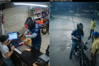 Onda de assaltos em Goiânia: suspeito ataca posto e padaria em sequência rápida