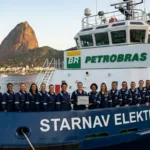 Petrobras inaugura navio com tripulação totalmente feminina no Rio de Janeiro