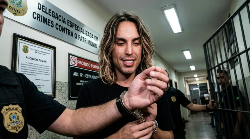 Polícia prende influenciador Bruno Maffei sob acusação de aplicar golpe em venda de bolsa em Goiás Polícia prende influenciador Bruno Maffei sob acusação de aplicar golpe em venda de bolsa em Goiás