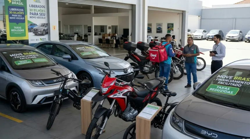 Programa Move Brasil libera 30 bilhões de reais para financiamento de veículos Programa Move Brasil libera 30 bilhões de reais para financiamento de veículos
