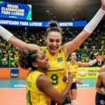 Seleção brasileira de vôlei conquista vaga para os Jogos Olímpicos de Los Angeles 2028