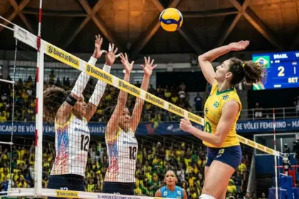 Seleção feminina de vôlei atropela Venezuela por 3 a 0 na estreia rumo a Los Angeles 2028