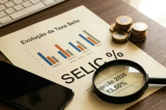 Selic tem projeção reduzida pelo mercado financeiro para 13,50% em 2026
