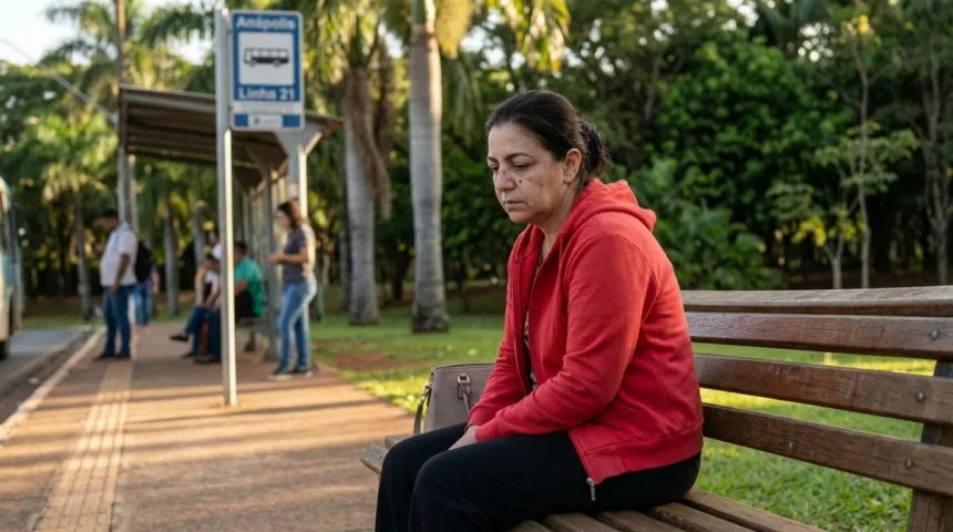 Servidora pública relata trauma após sofrer agressão física dentro de ônibus em Anápolis Servidora pública relata trauma após sofrer agressão física dentro de ônibus em Anápolis