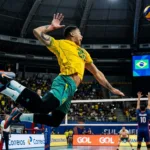 Vôlei masculino mantém invencibilidade e liderança no Sul-americano