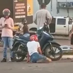 Acidente entre carro e moto deixa motociclista ferida no oeste de Goianésia