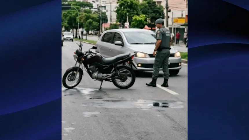 Acidente entre carro e moto mobiliza Bombeiros na Avenida Contorno, em Goianésia Acidente entre carro e moto mobiliza Bombeiros na Avenida Contorno, em Goianésia