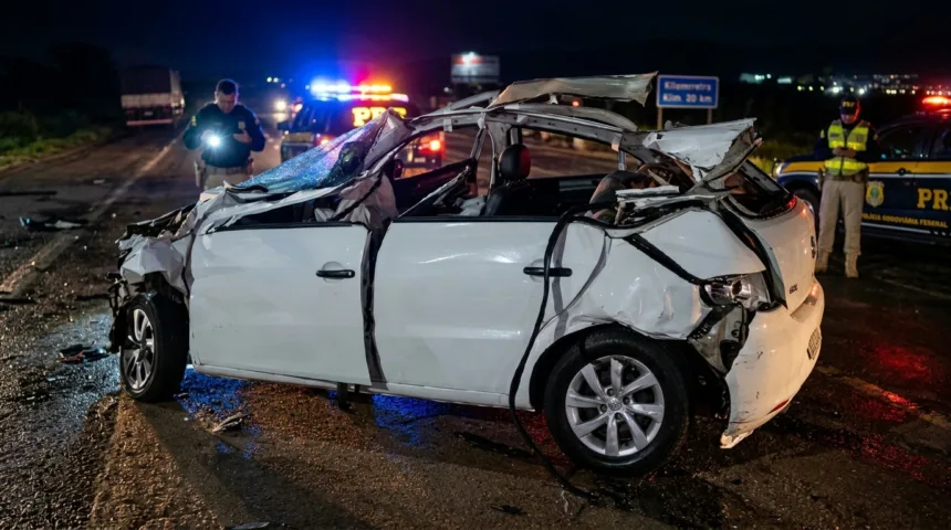 Acidente na Br-060 em Anápolis resulta em morte de motorista após colisão com carreta