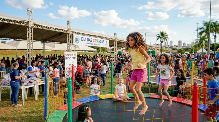 Anápolis celebra Dia das Crianças com distribuição de brinquedos e serviços gratuitos
