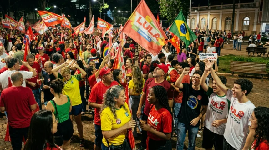 Apoiadores de Lula intensificam campanha em Anápolis na reta final do segundo turno Apoiadores de Lula intensificam campanha em Anápolis na reta final do segundo turno