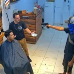 Assalto em barbearia de Anápolis é registrado por câmeras de segurança