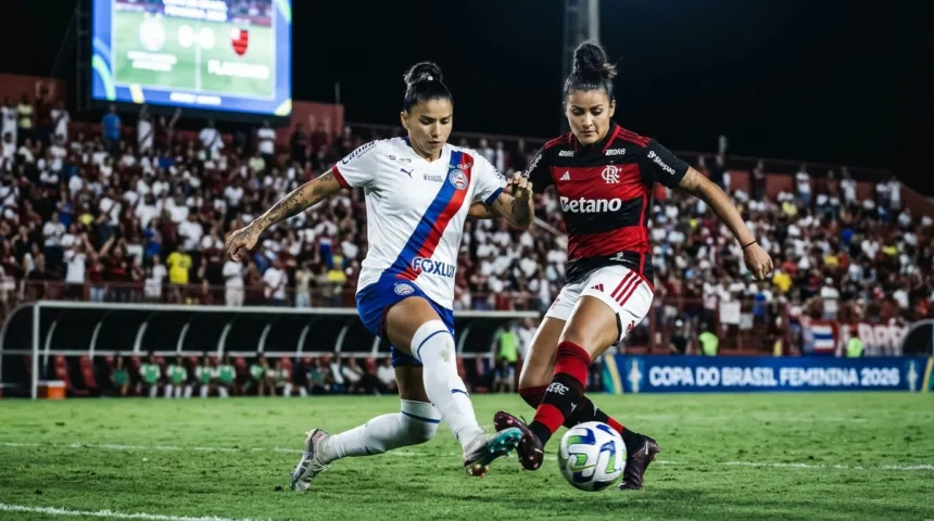 Bahia e Flamengo duelam em uma das semifinais da Copa do Brasil Feminina e Internacional pega o Red Bull Bragantino