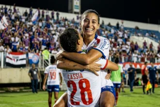 Bahia supera São Paulo no Batistão e sai na frente nas quartas da Copa do Brasil Feminina