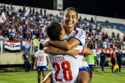 Bahia supera São Paulo no Batistão e sai na frente nas quartas da Copa do Brasil Feminina
