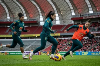 Brasil e Argentina fazem amistoso inédito no Beira-rio em preparação para a Copa