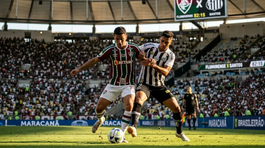 Brasileirão traz duelo decisivo entre Fluminense e Santos no Maracanã