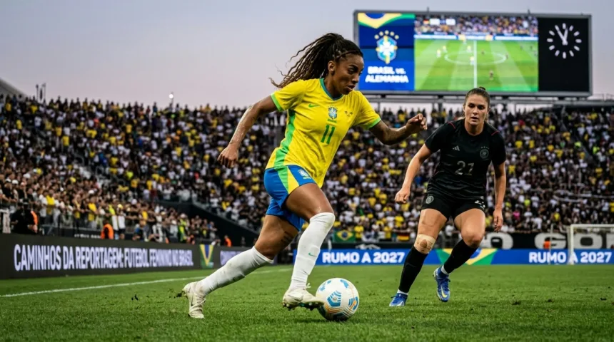 Caminhos da Reportagem explora a trajetória e os desafios do futebol feminino no Brasil Caminhos da Reportagem explora a trajetória e os desafios do futebol feminino no Brasil