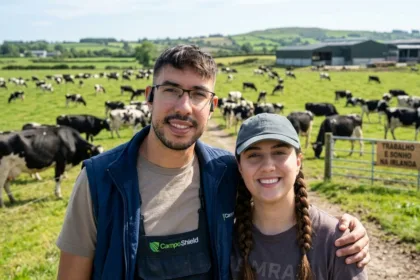 Casal de Anápolis busca independência financeira em fazenda na Irlanda