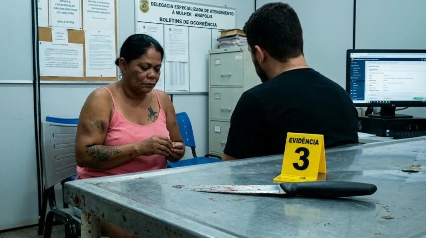 Caso de legítima defesa em Anápolis revela histórico de violência doméstica Caso de legítima defesa em Anápolis revela histórico de violência doméstica