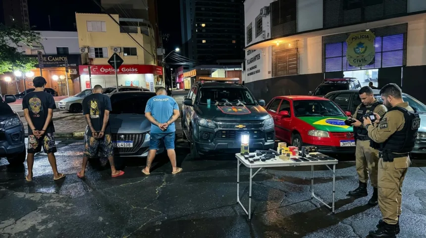 Cinco suspeitos do crime organizado são presos em Anápolis durante a Operação Vis Civitatis