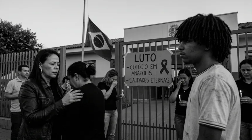 Colégio em Anápolis chora perda de aluno em acidente e coordenadora assassinada
