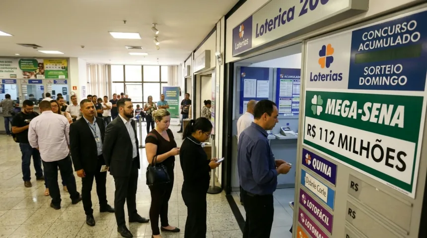 Concurso 3.069 da Mega-sena paga 112 milhões de reais neste domingo Concurso 3.069 da Mega-sena paga 112 milhões de reais neste domingo
