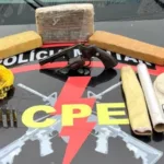 CPE Goianésia encontra mais de 2kg de drogas em residência onde houve confronto
