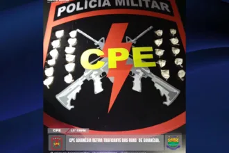 CPE Goianésia apreende 22 porções de cocaína e carro que era usado para esconder drogas
