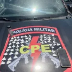 CPE Goianésia prende suspeito de tráfico com cerca de 50 porções de cocaína em Barro Alto