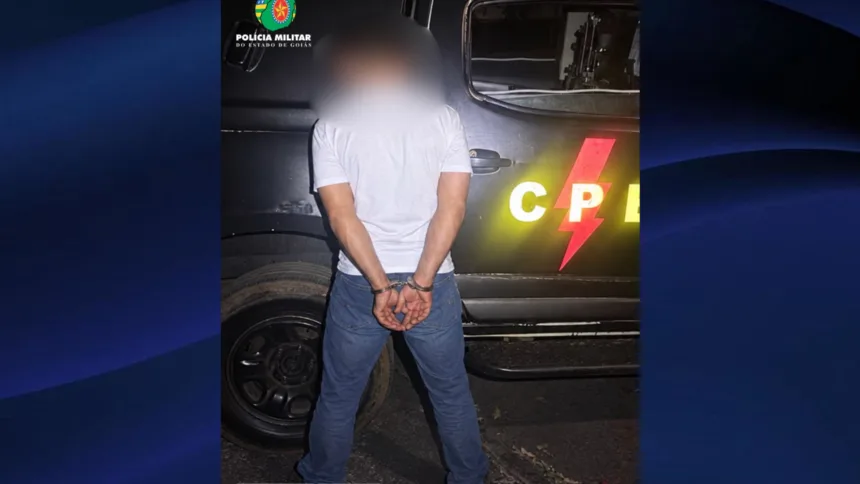 CPE Goianésia recaptura foragido condenado por crime cometido contra a própria mãe