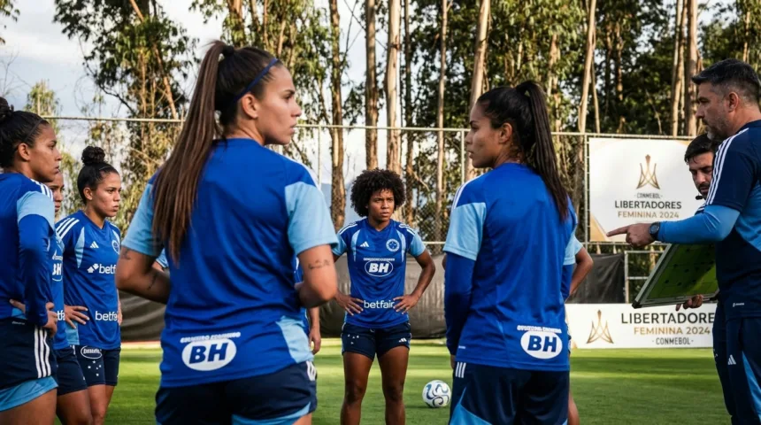 Cruzeiro inicia trajetória na Libertadores Feminina e se torna o 15º clube do país no torneio