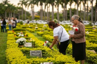 Destino de flores em túmulos de Goiânia após Finados gera dúvidas