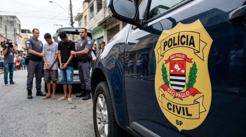 Dois adolescentes São apreendidos em Santos por suspeita de matar engenheiro Dois adolescentes São apreendidos em Santos por suspeita de matar engenheiro