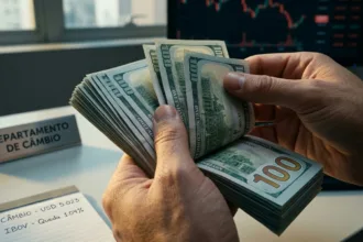 Dólar retoma patamar de R$ 5 e Ibovespa registra queda após recordes históricos