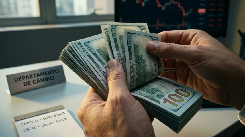 Dólar retoma patamar de R$ 5 e Ibovespa registra queda após recordes históricos Dólar retoma patamar de R$ 5 e Ibovespa registra queda após recordes históricos