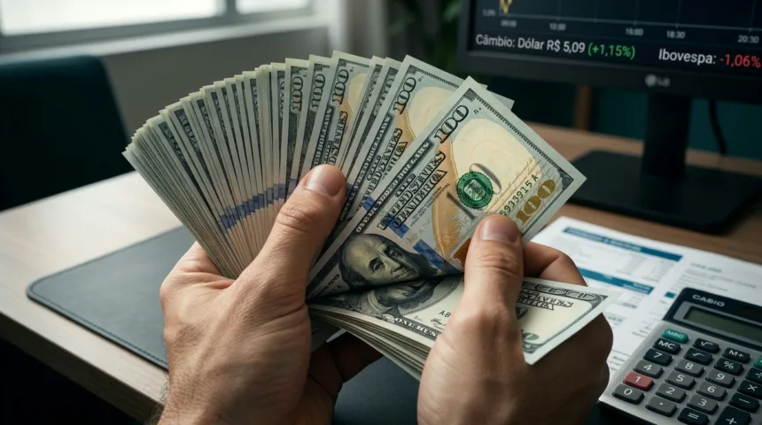 Dólar sobe 1,15% e fecha a R$ 5,09 em pregão marcado pela cautela dos investidores Dólar sobe 1,15% e fecha a R$ 5,09 em pregão marcado pela cautela dos investidores